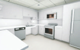 Facility Rendering Kitchenette
